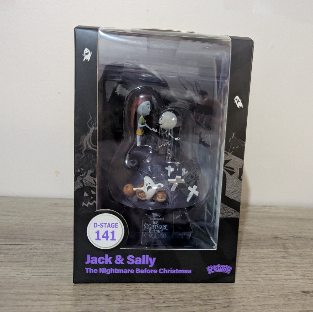 Beast Kingdom The Nightmare Before Christmas Jack & Sally D-Stage Statue NEW!